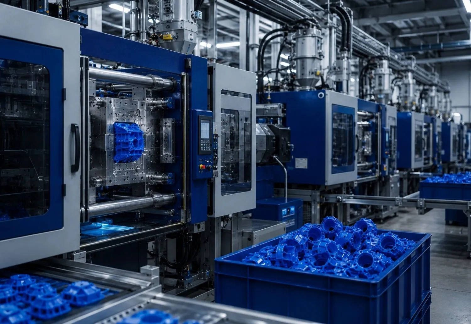 ENT Plastik tesisinde gerçekleştirilen plastik enjeksiyon fason üretim süreci